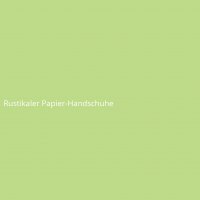 Rustikaler Papier-Handschuhe