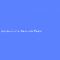 Aerodynamischer Baumwolle-Mantel