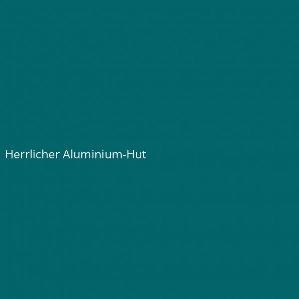 Herrlicher Aluminium-Hut